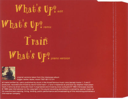 4 Non Blondes : What's Up? (CD, Single)