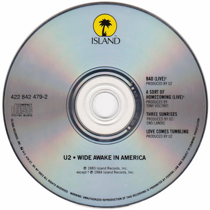 U2 : Wide Awake In America (CD, EP)