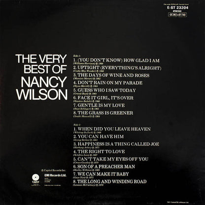 Nancy Wilson : The Very Best Of Nancy Wilson (LP, Comp)