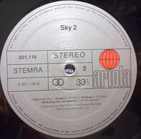 Sky (4) : Sky 2 (2xLP, Album, Gat)