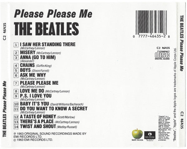 The Beatles : Please Please Me (CD, Album, RE, Cin)