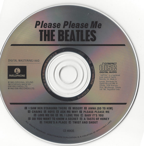 The Beatles : Please Please Me (CD, Album, RE, Cin)