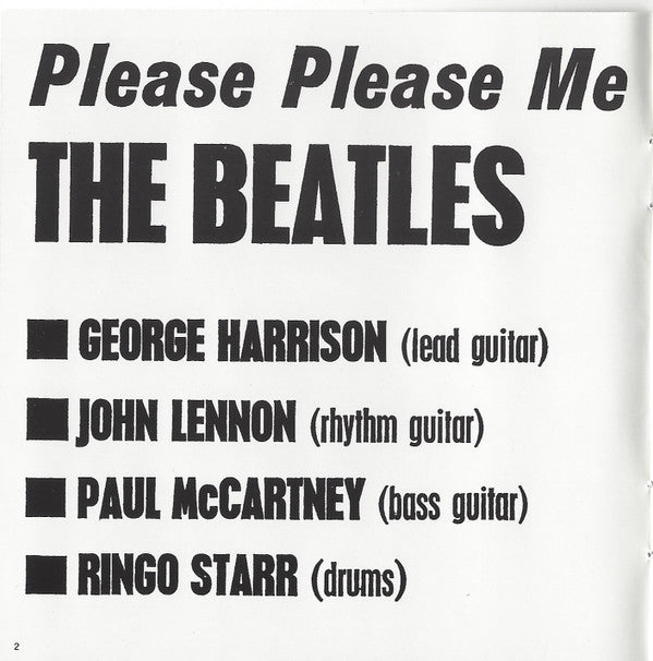 The Beatles : Please Please Me (CD, Album, RE, Cin)