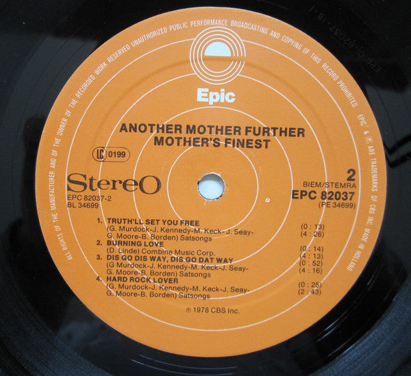 Mother's Finest : Another Mother Further (LP, Album)