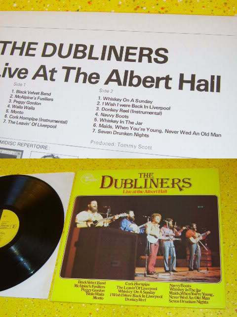 The Dubliners : Live At The Albert Hall (LP, Album, RE)