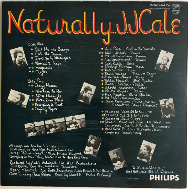 J.J. Cale : Naturally (LP, Album)