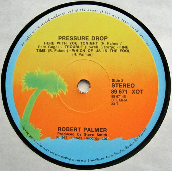 Robert Palmer : Pressure Drop (LP, Album)