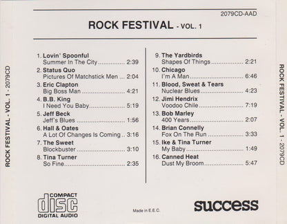 Various : Rock Festival - Vol. 1 (CD, Comp)