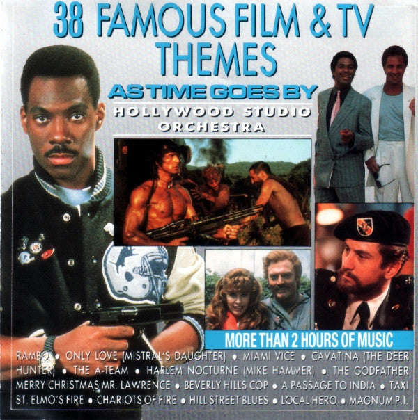 Hollywood Studio Orchestra (2) : 38 Famous Film & TV Themes (As Time Goes By) (2xCD, Comp)