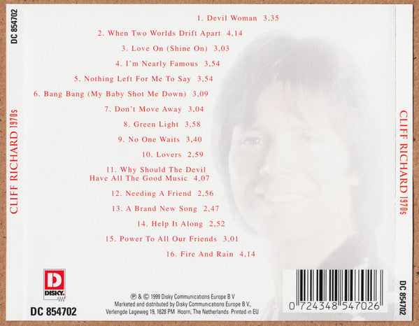 Cliff Richard : 1970s (CD, Comp)