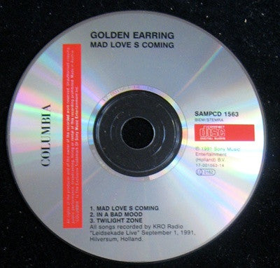 Golden Earring : Acoustic Live (CD, Single, Promo)