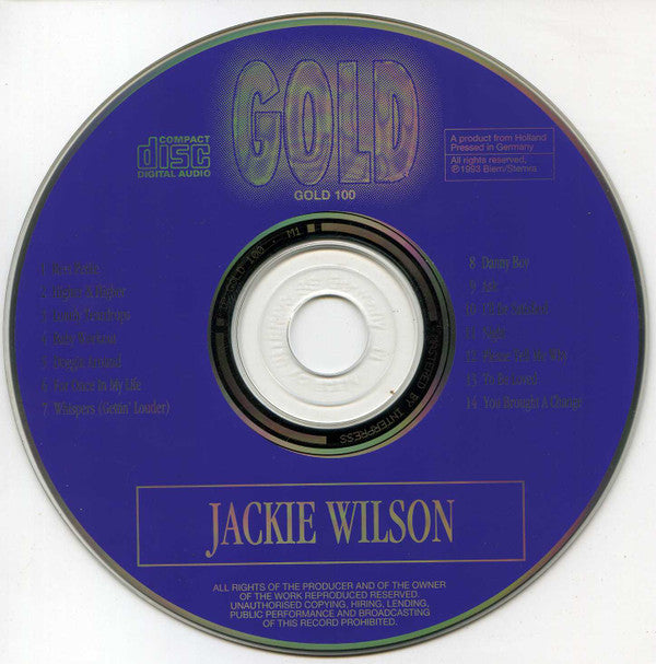 Jackie Wilson : Gold (CD, Comp)