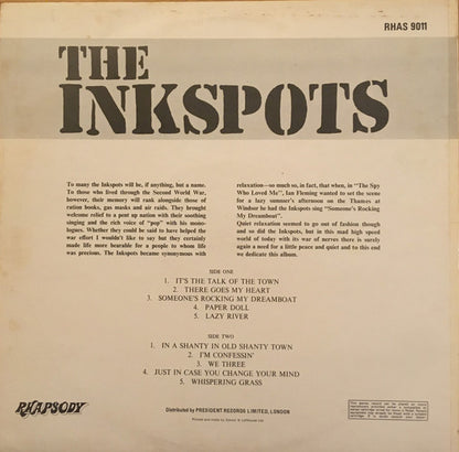 The Ink Spots : The Ink Spots (LP, Album)