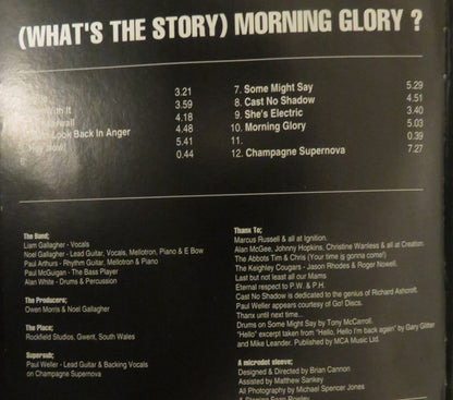 Oasis (2) : (What's The Story) Morning Glory? (CD, Album)