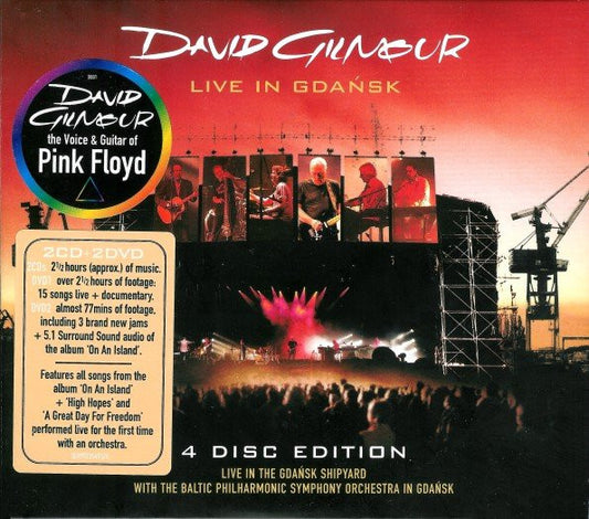 David Gilmour : Live In Gdańsk (2xCD, Album + 2xDVD-V, Multichannel, PAL, Reg)