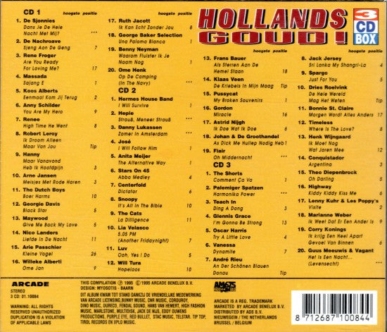 Various : Hollands Goud! (3xCD, Comp + Box)