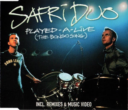 Safri Duo : Played-A-Live (The Bongo Song) (CD, Maxi, Enh)