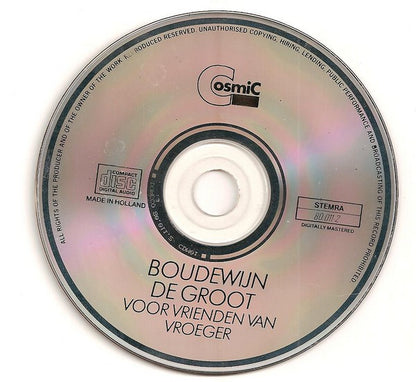 Boudewijn De Groot : Voor Vrienden Van Vroeger (CD, Comp)