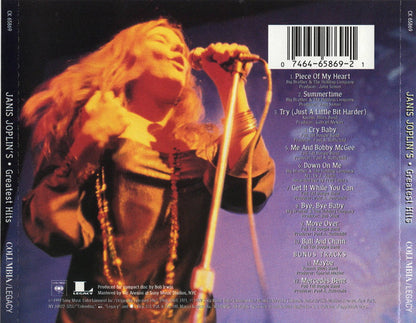 Janis Joplin : Janis Joplin's Greatest Hits (CD, Comp, RE, RM)