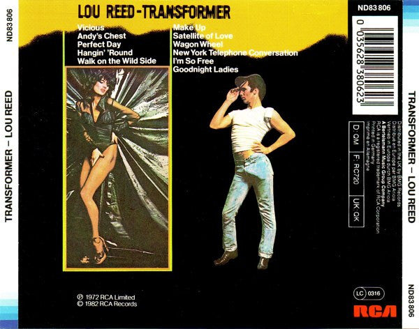 Lou Reed : Transformer (CD, Album, RE, RP)