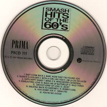 Various : Smash Hits Of The 60's (CD, Comp)