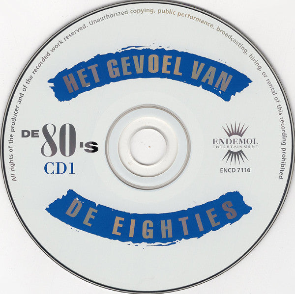 Various : Het Gevoel Van De Eighties (2xCD, Comp)