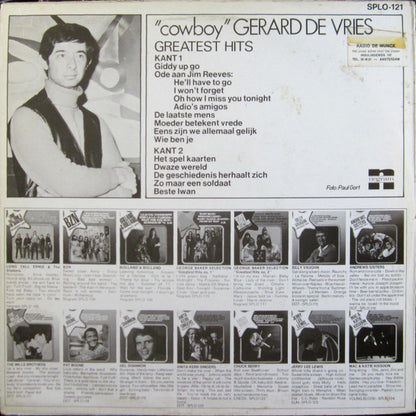 'Cowboy' Gerard de Vries* : Greatest Hits (LP, Comp, RE)