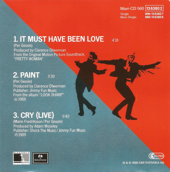 Roxette : It Must Have Been Love (CD, Maxi)