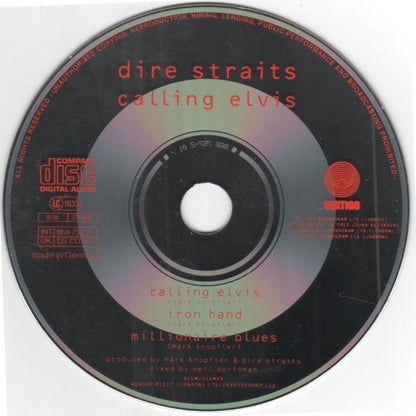 Dire Straits : Calling Elvis (CD, Single)