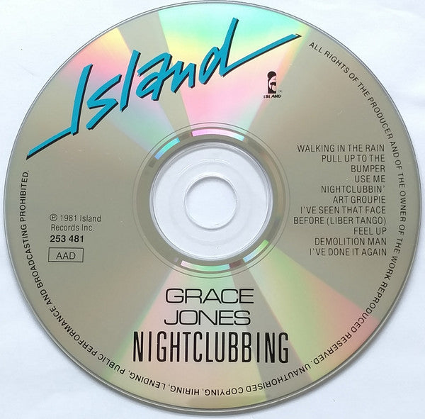 Grace Jones : Nightclubbing (CD, Album, RE)