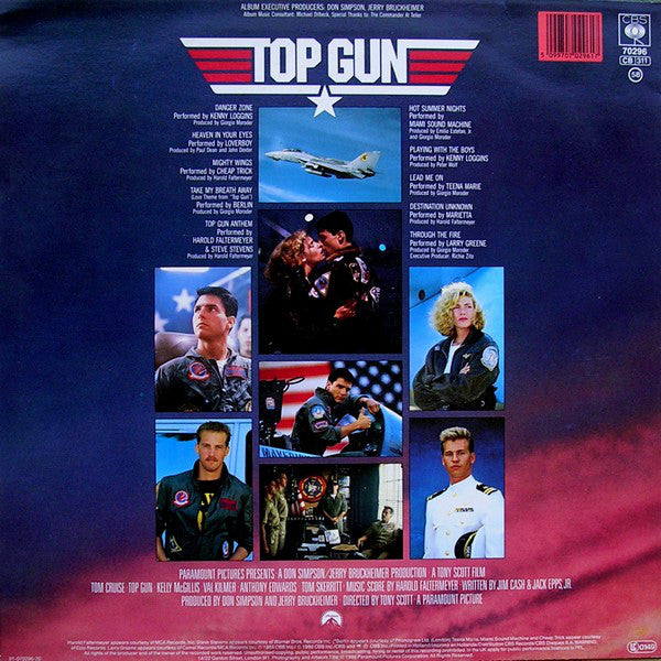 Various : Top Gun (Original Motion Picture Soundtrack) (LP, Album)