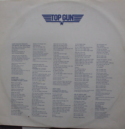 Various : Top Gun (Original Motion Picture Soundtrack) (LP, Album)