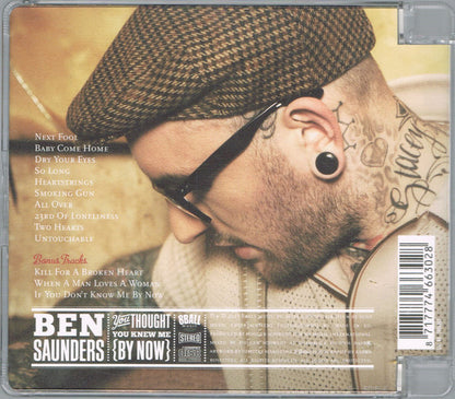 Ben Saunders (2) : You Thought You Knew Me By Now (CD, Album, Sup)