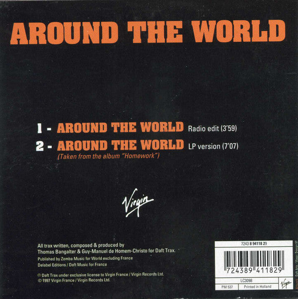 Daft Punk : Around The World (CD, Single)