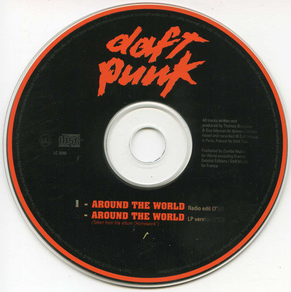 Daft Punk : Around The World (CD, Single)