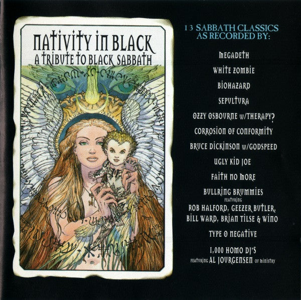 Various : Nativity In Black - A Tribute To Black Sabbath (CD, Comp)