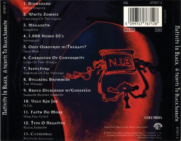 Various : Nativity In Black - A Tribute To Black Sabbath (CD, Comp)