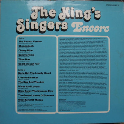 The King's Singers : Encore (LP, Album, Club)