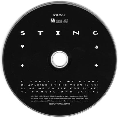 Sting : Shape Of My Heart (CD, Maxi)