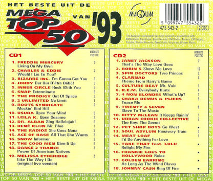 Various : Het Beste Uit De Mega Top 50 Van '93 (2xCD, Comp)