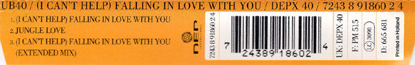 UB40 : (I Can't Help) Falling In Love With You (CD, Single)