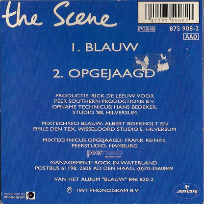 The Scene (2) : Blauw (CD, Single, Car)