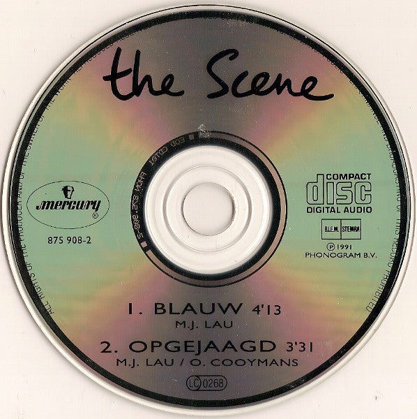 The Scene (2) : Blauw (CD, Single, Car)