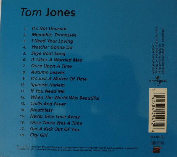 Tom Jones : Best Of (CD, Comp)