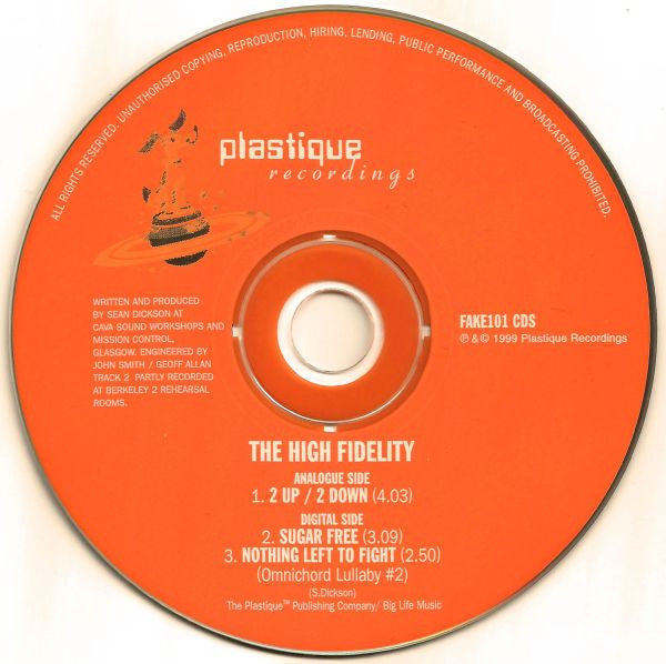 The High Fidelity : 2 Up / 2 Down (CD, Single)