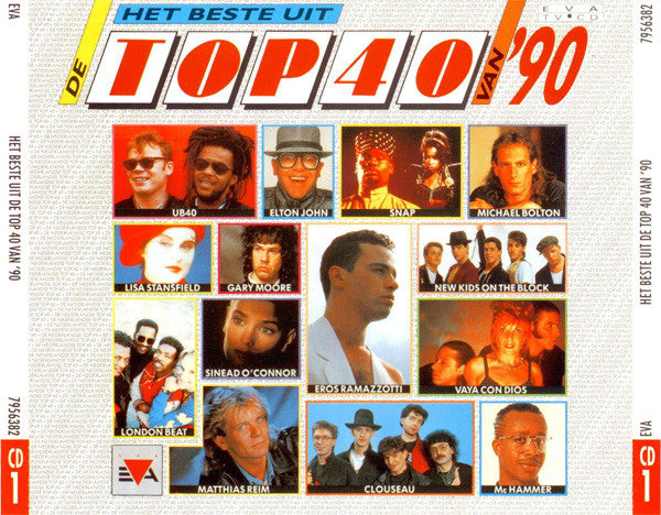 Various : Het Beste Uit De Top 40 Van '90 (2xCD, Comp)