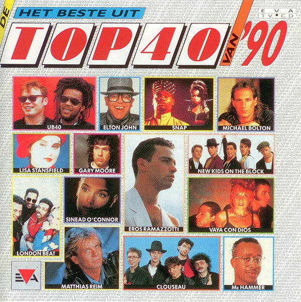 Various : Het Beste Uit De Top 40 Van '90 (2xCD, Comp)