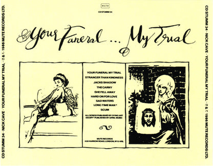 Nick Cave & The Bad Seeds : Your Funeral... My Trial (CD, Album)