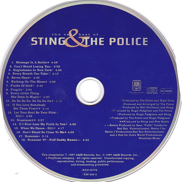 Sting & The Police : The Very Best Of Sting & The Police (CD, Comp, RM)