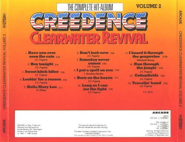 Creedence Clearwater Revival : The Complete Hit-Album Volume 2 (CD, Comp)